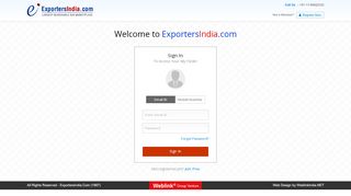 
                            8. Members Login,Free Business Member Login - ExportersIndia