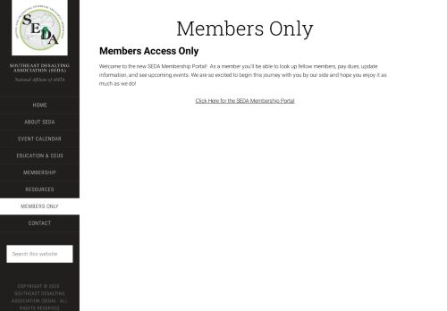 
                            10. Members Only – Please Log In - Southeast Desalting Association