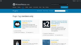 
                            1. members-only | WordPress.org