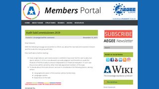
                            9. Members Portal - AEGEE-Europe