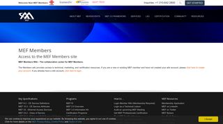 
                            7. Members Site Login | Membership - MEF