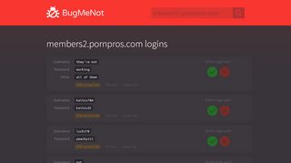 
                            12. members2.pornpros.com logins - BugMeNot