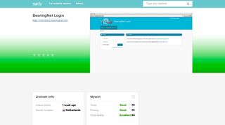 
                            11. members.bearingnet.net - BearingNet Login - Members Bearing Net