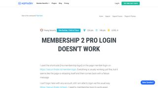 
                            9. Membership 2 Pro login doesn't work - WPMU Dev