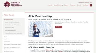 
                            3. Membership - American Economic Association