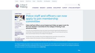 
                            2. Membership | College of Policing