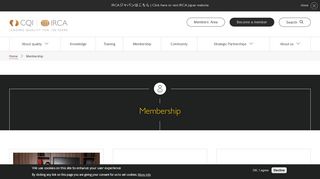 
                            6. Membership | CQI | IRCA