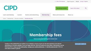 
                            11. Membership Fees | CIPD