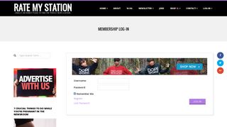 
                            10. Membership Log-In – Rate My Station