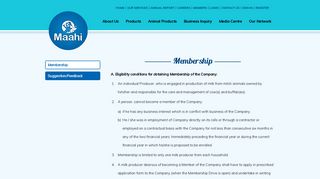 
                            6. Membership - Maahi Milk Producer Company Limited