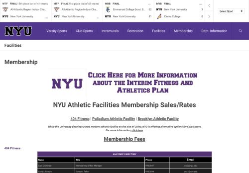 
                            13. Membership - NYU Athletics Official Site