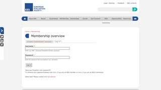 
                            6. Membership overview | EES - European Evaluation Society