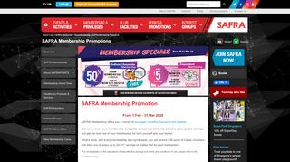 
                            4. Membership Promotions / Roadshows - Safra