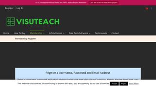 
                            6. Membership Register | Visuteach