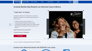 
                            4. Membership Rewards con American Express Mexico | PAYBACK