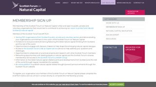 
                            9. Membership Sign-up - Scottish Forum on Natural Capital