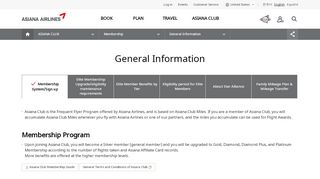 
                            3. Membership System/Sign up  ASIANA AIRLINES