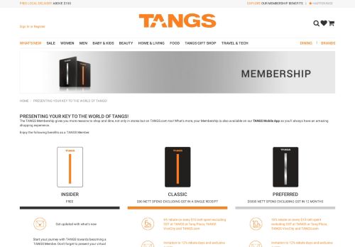 
                            2. membership - Tangs