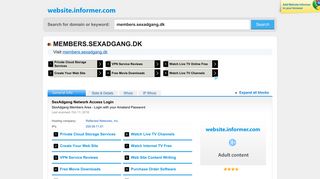 
                            6. members.sexadgang.dk at WI. SexAdgang Network Access Login