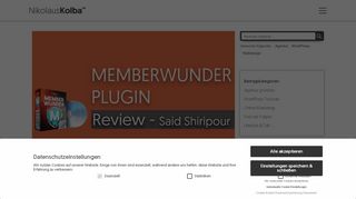 
                            10. Memberwunder WordPressPlugin - Erfahrung + Test - Nikolaus Kolba