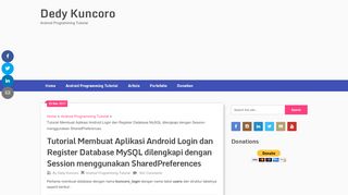 
                            3. Membuat Aplikasi Android Login - Register Database MySQL dan ...