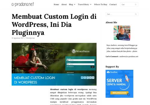 
                            5. Membuat Custom Login di Wordpress, Ini Dia Pluginnya | a-pradana.net