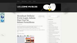 
                            2. Membuat Definisi Form Login Admin Dan User ke dalam FormMenu ...