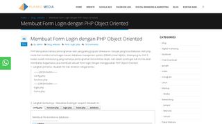 
                            4. Membuat Form Login dengan PHP Object Oriented - Pukako Media