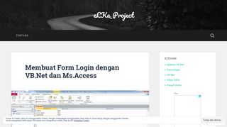 
                            7. Membuat Form Login dengan VB.Net dan Ms.Access – eLKa_Project