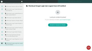 
                            12. Membuat fungsi Login dan Logout User di FrontEnd | IndoAble.com