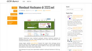 
                            10. Membuat Hostname di 3322.net | CCTV Aspect