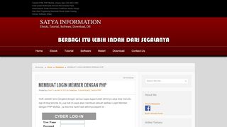 
                            1. MEMBUAT LOGIN MEMBER DENGAN PHP | Tutorial HTML PHP ...