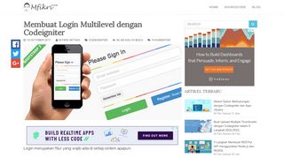 
                            13. Membuat Login Multilevel dengan Codeigniter - M Fikri