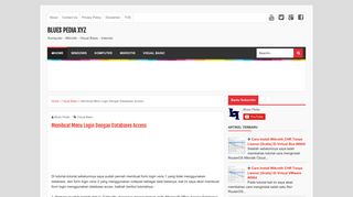 
                            7. Membuat Menu Login Dengan Databases Access | Blues Pedia xyz