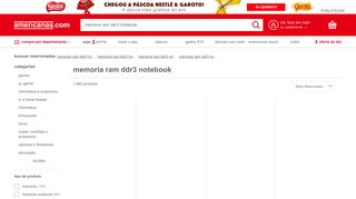 
                            8. Memoria Ram Ddr3 Notebook em Promoção nas Lojas Americanas.com