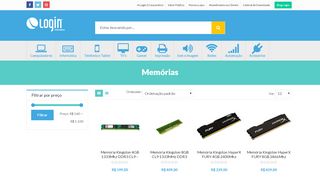 
                            3. Memórias - Login Informática