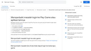 
                            6. Memperbaiki masalah login ke Play Game atau aplikasi game lainnya ...