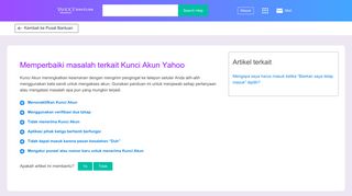 
                            7. Memperbaiki masalah terkait Kunci Akun Yahoo | Yahoo Bantuan ...