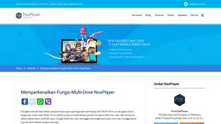 
                            2. Memperkenalkan Fungsi Multi-Drive NoxPlayer