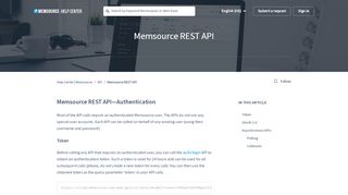 
                            8. Memsource REST API—Authentication – Memsource