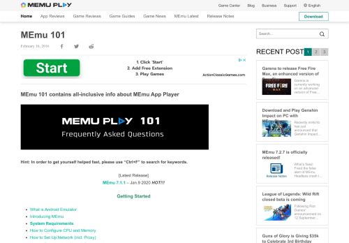 
                            7. MEmu 101 - MEmu Android Emulator
