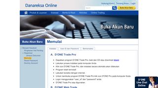 
                            3. Memulai - Danareksa Sekuritas Online Trading