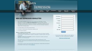 
                            6. Men Get Depression Newsletter Sign-up