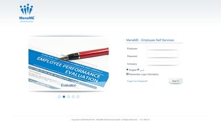 
                            3. MenaME - Employee Self Services - Login