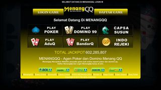 
                            10. MENANGQQ - Agen Poker dan Domino Menang QQ