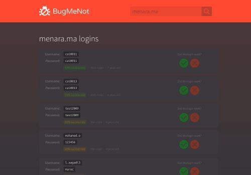
                            4. menara.ma passwords - BugMeNot