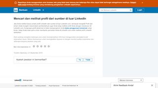 
                            6. Mencari dan melihat profil dari sumber di luar LinkedIn | Bantuan ...