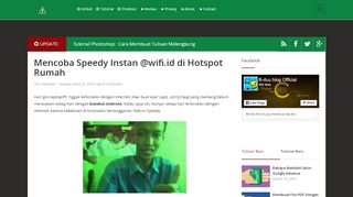
                            9. Mencoba Speedy Instan @wifi.id di Hotspot Rumah | b-duu - All About ...