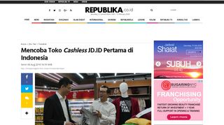 
                            10. Mencoba Toko Cashless JD.ID Pertama di Indonesia | Republika Online
