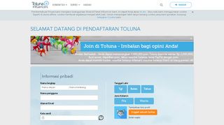 
                            1. Mendaftar dan menjadi anggota Toluna | Toluna